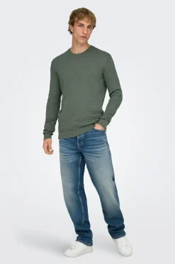 Hot Only & Sons Onsberry ls crew neule Neuleet