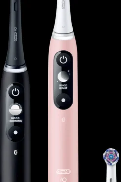 Clearance iO6 Black Lava ja Pink Sand -Sähköhammasharja Braun-tekniikalla Suuhygienia|Suuhygienia