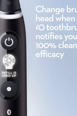 Clearance iO6 Black Lava ja Pink Sand -Sähköhammasharja Braun-tekniikalla Suuhygienia|Suuhygienia