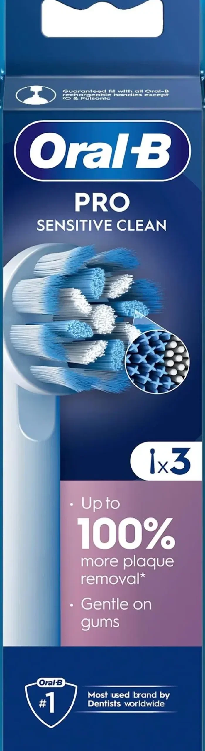 Outlet PRO Sensitive Clean 3kpl vaihtoharja Suuhygienia|Suuhygienia