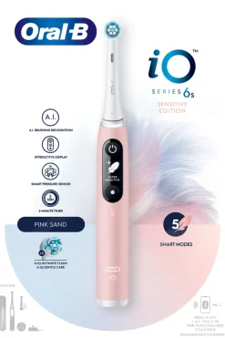Sale Sähköhammasharja iO6 Pinkki + matkakotelo Suuhygienia|Suuhygienia