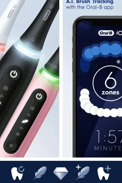 Outlet Sähköhammasharja iO 5S Black Braun-tekniikalla Suuhygienia|Suuhygienia