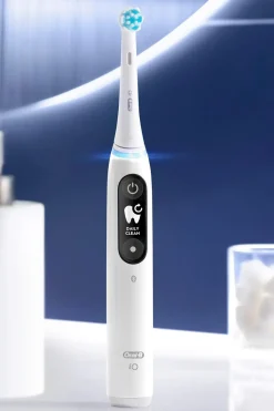 Oral-B Suuhygienia|Suuhygienia<Sähköhammasharja iO 6S White Braun-tekniikalla
