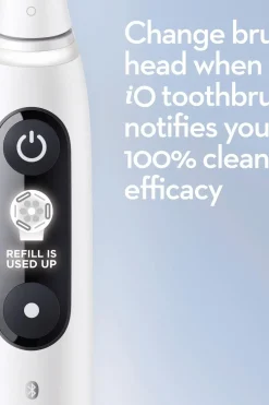 Oral-B Suuhygienia|Suuhygienia<Sähköhammasharja iO 6S White Braun-tekniikalla