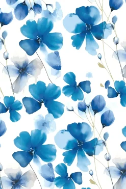 Hot PAPER+DESIGN Tissue-lautasliina 33 x 33 cm Everbloom blue 3-krs, 20 kpl Servetit Ja Lautasliinat