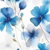 PAPER + DESIGN Servetit Ja Lautasliinat<PAPER+DESIGN Tissue-lautasliina 24 x 24 cm Everbloom blue 3-krs, 20 kpl