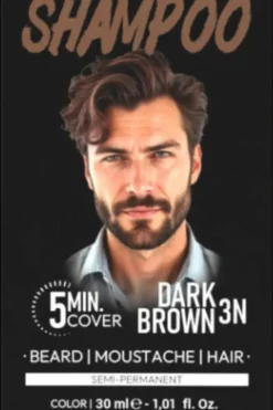 Beardburys Parranhoito<Parta- ja hiusväri tumman ruskea 3N