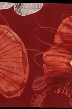 Pentik Pöytäliinat Ja -tabletit<Haave kaitaliina puuvillasatiini 43x220 cm punainen