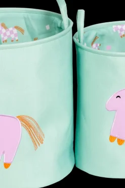 Sale Heppa säilytyskorisetti 2 kpl, vihreä Säilytyslaatikot, -lokerikot Ja -telineet