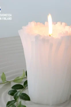 Outlet Kaisla Kynttilä 12x15 cm Valkoinen Kynttilät