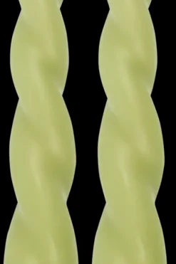 Clearance Kierre kruunukynttilä 28 cm 2 kpl/pkt, vihreä Kynttilät