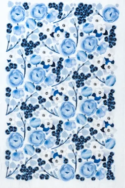 Discount Lapin Kukka keittiöpyyhe 47x70 cm, sininen Keittiötekstiilit