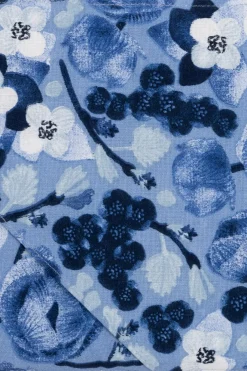 Pentik Keittiötekstiilit<Lapin Kukka patalappu 21x21 cm, sininen