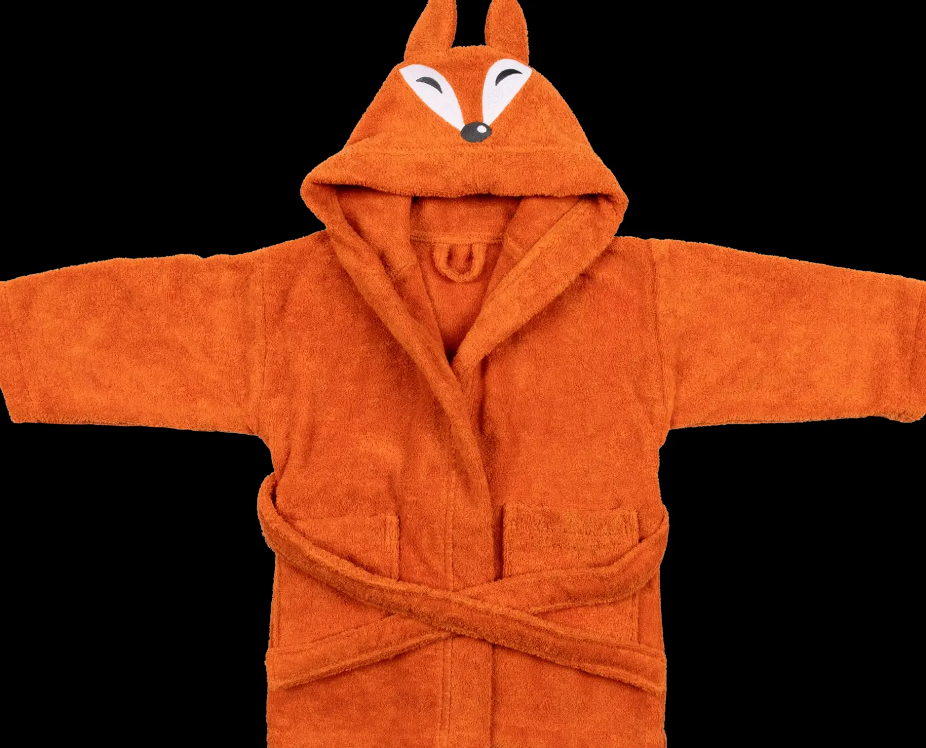 Pentik Lasten Kylpytakit Ja Pyyhkeet<Metsänväki kettu kylpytakki koko 4-vuotias n. 110 cm oranssi