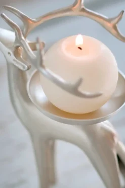 Sale Petra hopeoitu poro 10cm Koriste-esineet