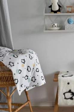 Sale Pingviini pussilakanasetti 120x160 + 40x60 cm Lasten Ja Vauvojen Pussilakanasetit