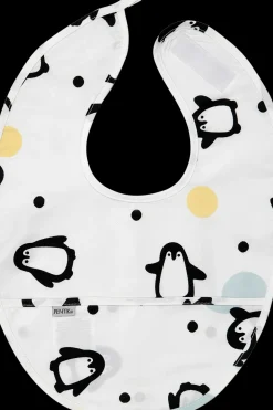 Pentik Keittiötekstiilit<Pingviini ruokalappu