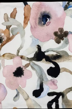 Hot Ruusumalva akryylipinnoitettu kaitaliina 45x160 cm vaaleanpunainen Pöytäliinat Ja -tabletit