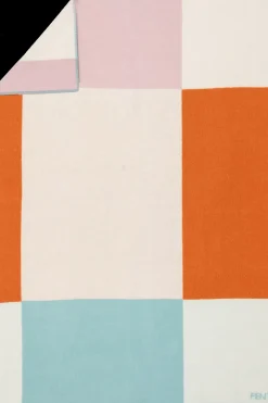 Clearance Tuntu torkkupeitto 130x180 cm turkoosi Viltit, Huovat Ja Torkkupeitot