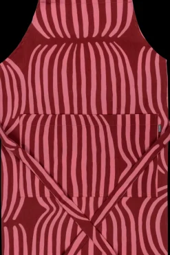 Pentik Keittiötekstiilit<Vilja esiliina 85x90 cm punainen