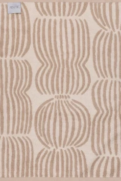 Pentik Pyyhkeet<Vilja käsipyyhe 50x70 cm vaaleanruskea