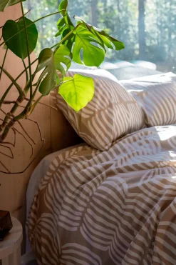 Online Vilja pussilakanasetti 150x210 cm + 50x60 cm vaaleanruskea Pussilakanat