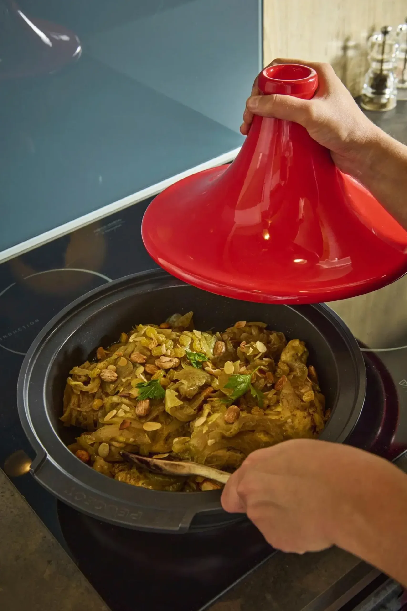 Peugeot Padat<Atlas tagine 30 cm punainen