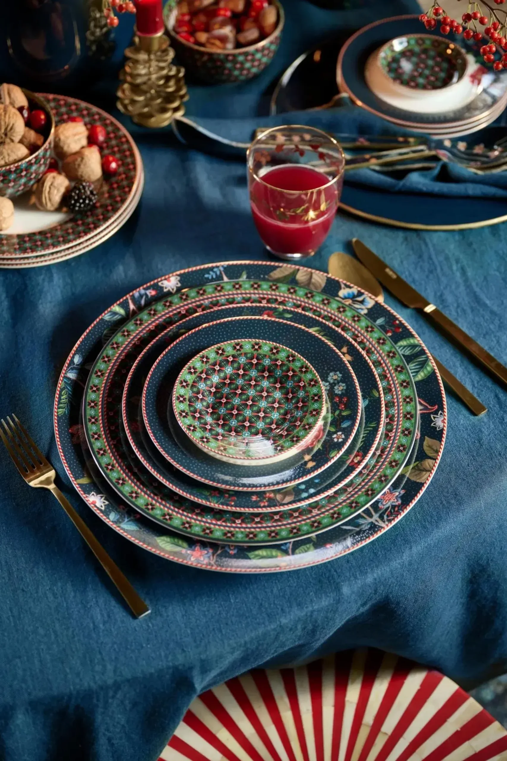 Clearance Berry Blues lautanen 12 cm vihreä Lautaset