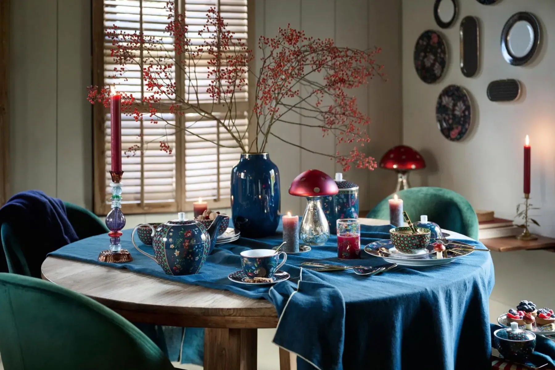 Clearance Berry Blues lautanen 12 cm vihreä Lautaset