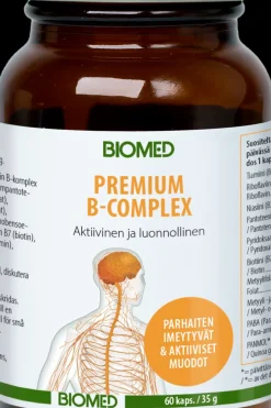 Biomed Vitamiinit<Premium B-complex 60 kaps.