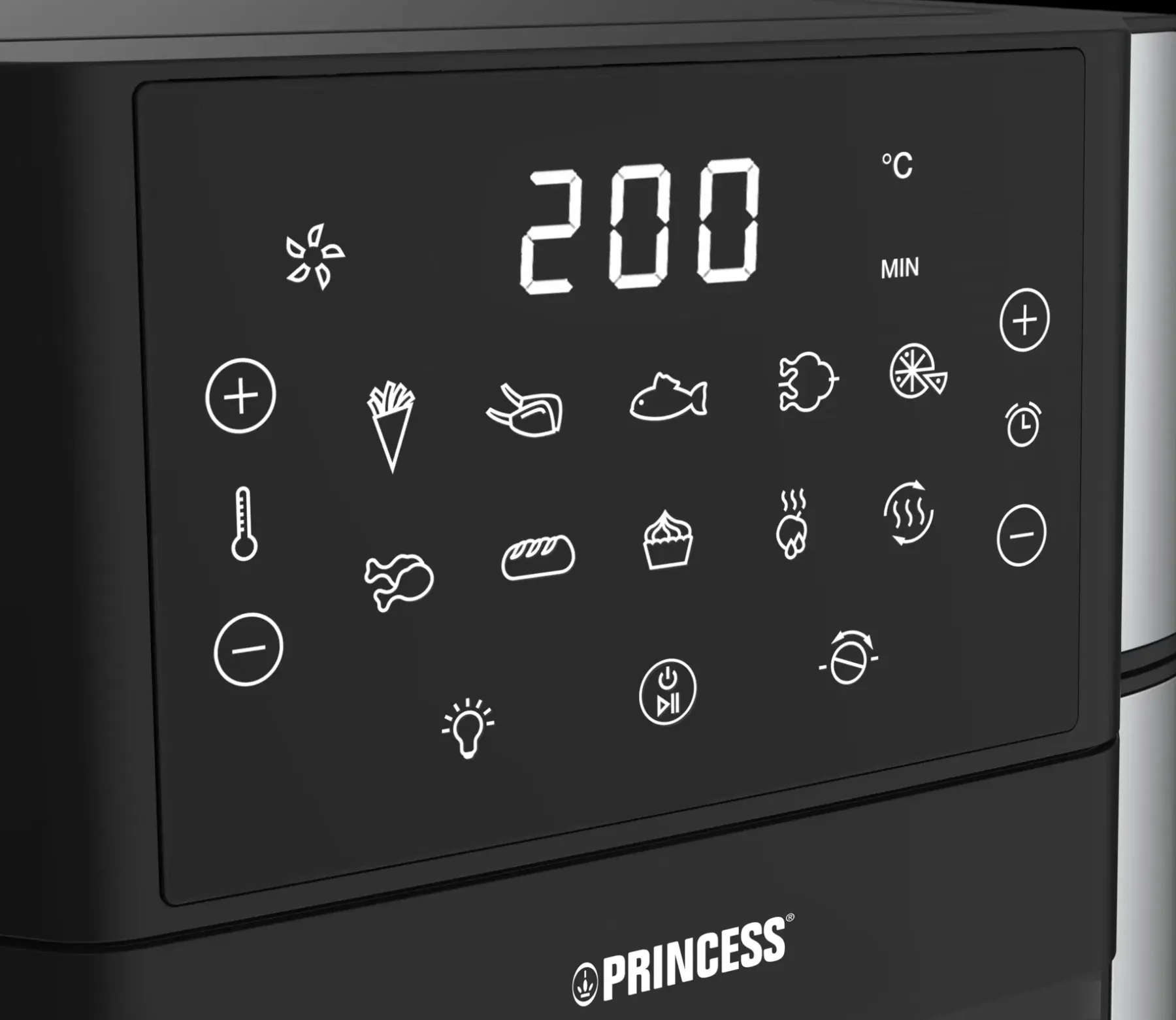 Outlet 183315 Airfryer Uuni 12L, 2000W Keittiökoneet