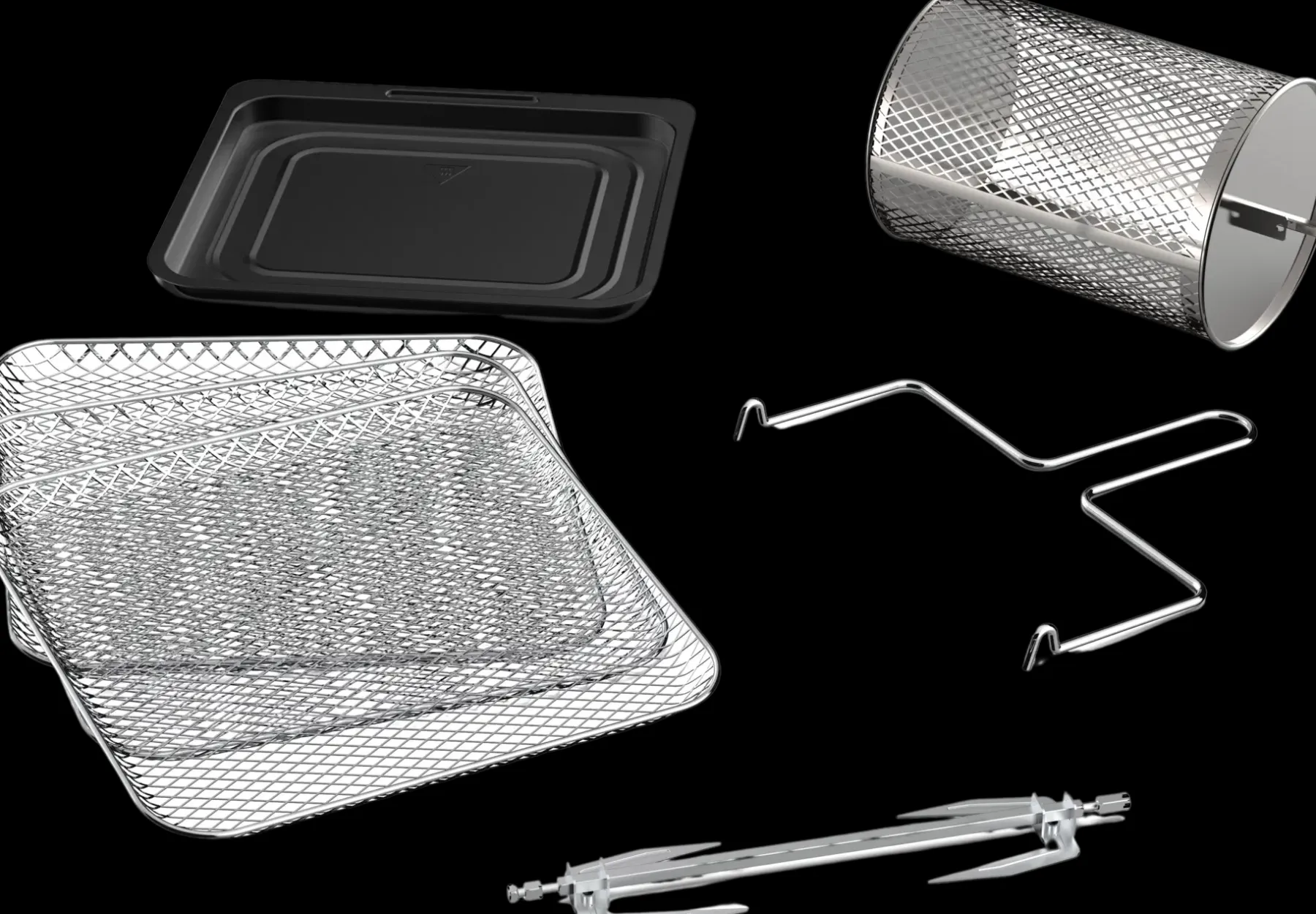 Outlet 183315 Airfryer Uuni 12L, 2000W Keittiökoneet