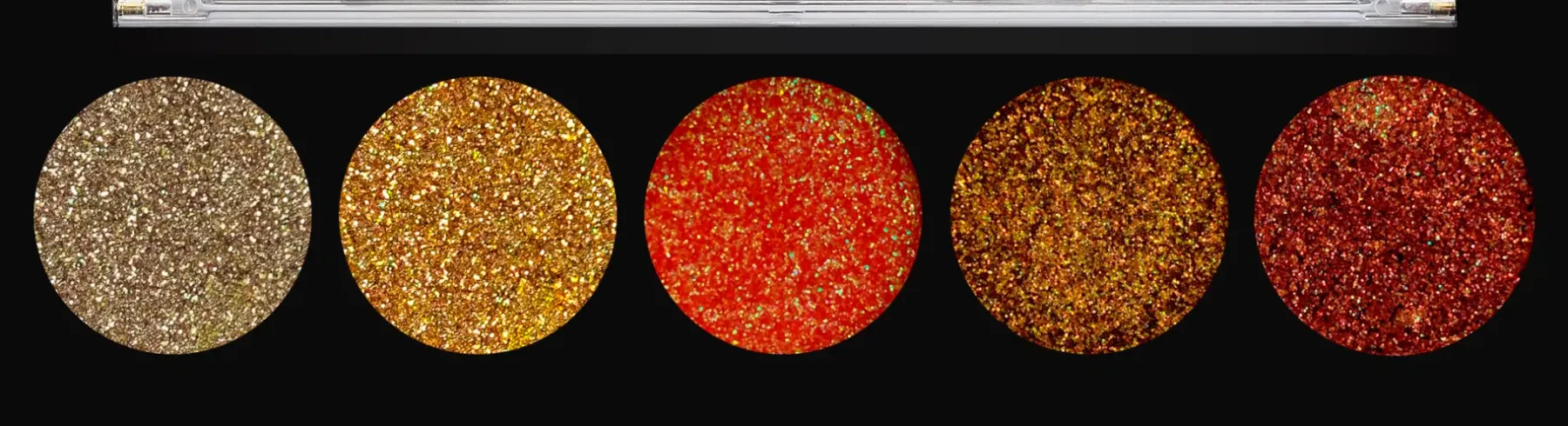 Online viiden sävyn glitterpaletti Topaz Gems Silmämeikit