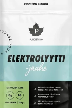 New Elektrolyyttijauhe Sitruuna Lime 240 g Urheilujuomat
