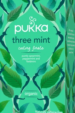 Hot 20p Yrttitee Three Mint luomu Juomat