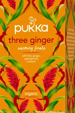 Yrttitee Three Ginger luomu 20p Juomat