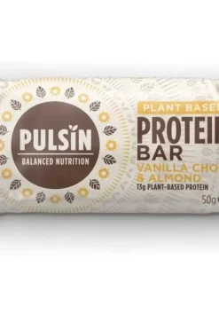 Sale proteiinipatukka 50g, joka sisältää mantelia, cashewta, vaniljaa & ja sokeritonta suklaata, makeutettu xylitolilla. Urheiluravinnepatukat