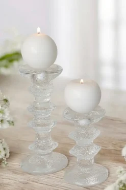 Puttipaja Kynttilät<kantapallokynttilä 2kpl valkoinen