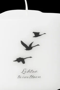 Hot Muistokynttilä sydän joutsen, lohtua toivottaen valkoinen 8cm Kynttilät