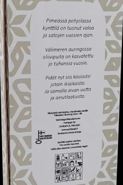 Puttipaja Kynttilät<Oliva kruunukynttilä 4kpl valkoinen