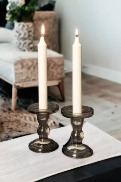 New Oliva kruunukynttilät 4 kpl/pkt puuteri oliiviöljysteariini 20cm Kynttilät