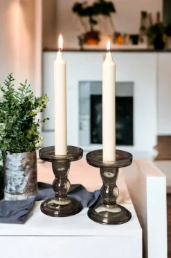 New Oliva kruunukynttilät 4 kpl/pkt puuteri oliiviöljysteariini 20cm Kynttilät