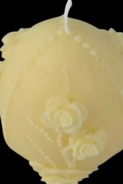 Puttipaja Kynttilät<Soijavahakynttilä Muna vaaleankeltainen