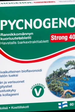 Pycnogenol Erityisvalmisteet<Strong 40 mg rannikkomännyn kuoriuutetabletti 60 tabl