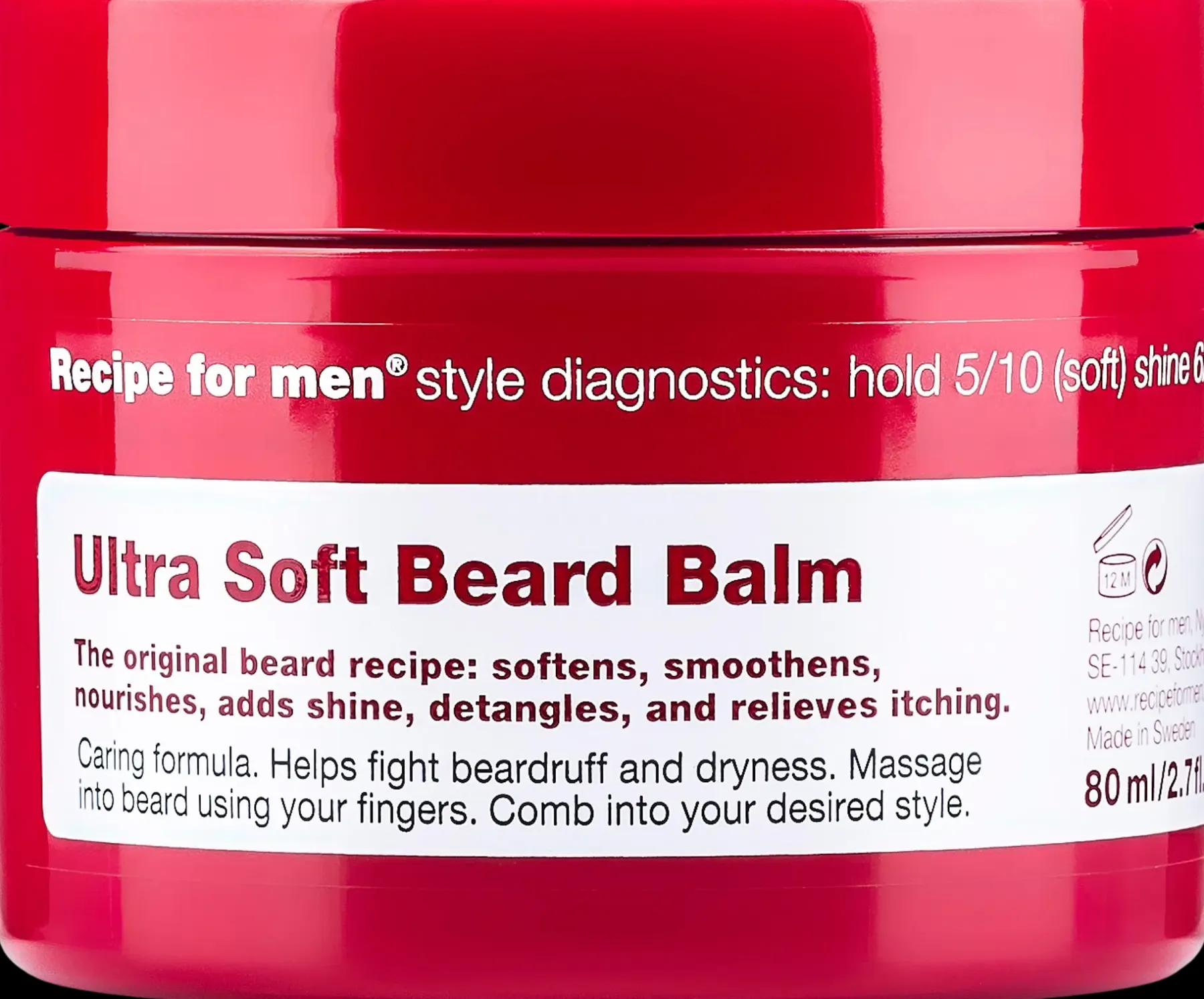 Recipe for men Parranhoito<Ultra Soft Beard Balm partabalsami 80 ml