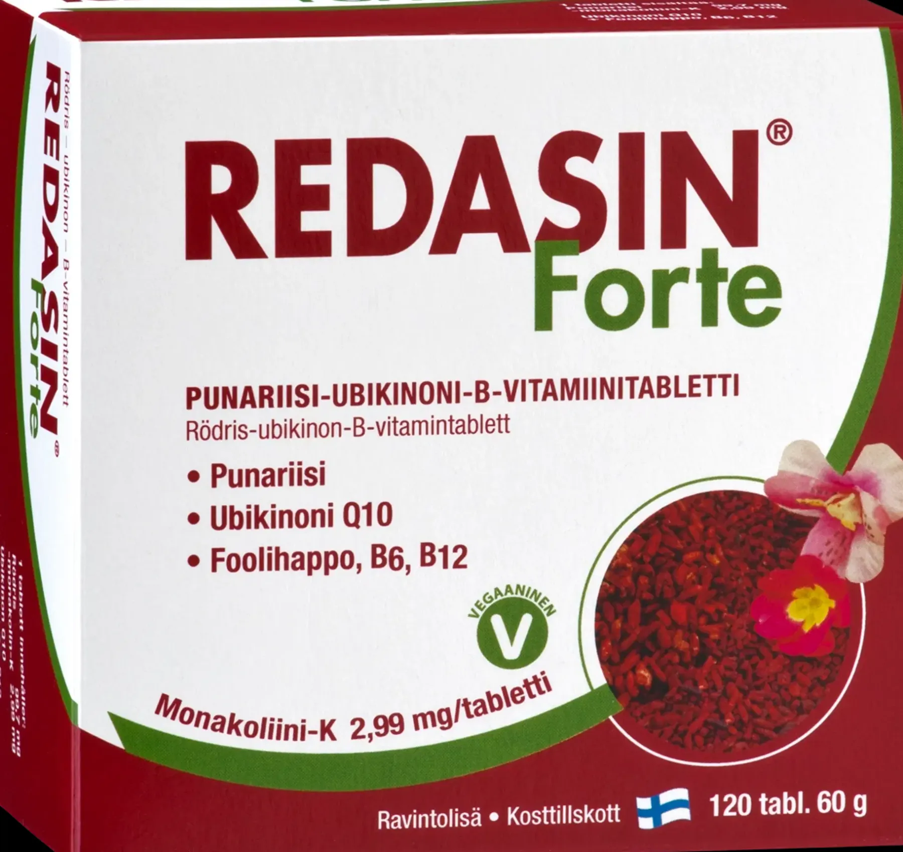 Clearance Redasin Forte punariisitabletti 120 tabl Erityisvalmisteet