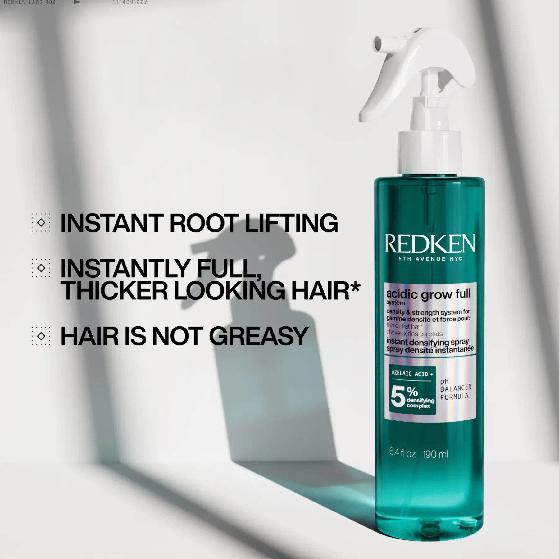 Clearance Acidic Grow Full System hoitosuihke oheneville hiuksille. Auttaa vahvistamaan ja tuuheuttamaan hiuksia. Hiustenhoito