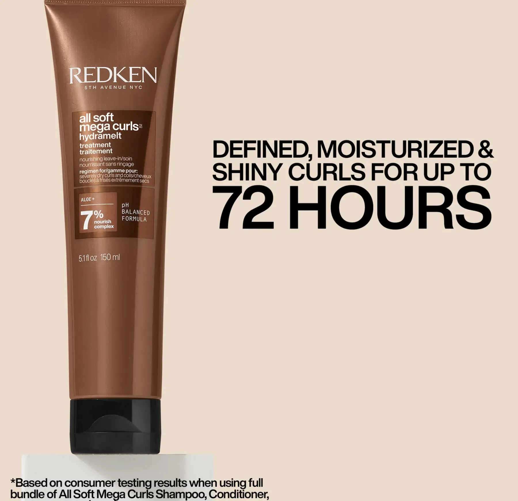 Hot All Soft Mega Curls Hydramelt hoitotuote 150 ml Hiustenhoito|Kampaamotuotteet