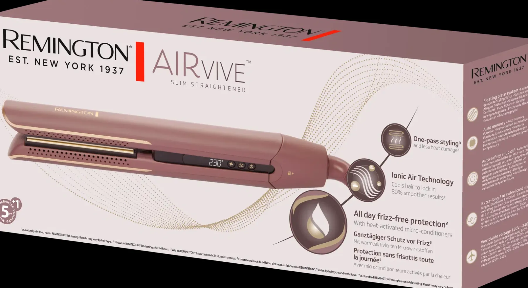 Remington Hiusten Muotoilulaitteet<AIRvive™ suoristusrauta S8930