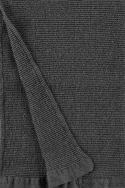 Clearance Kenno Pyyhe musta/harmaa 90x180 cm Pyyhkeet